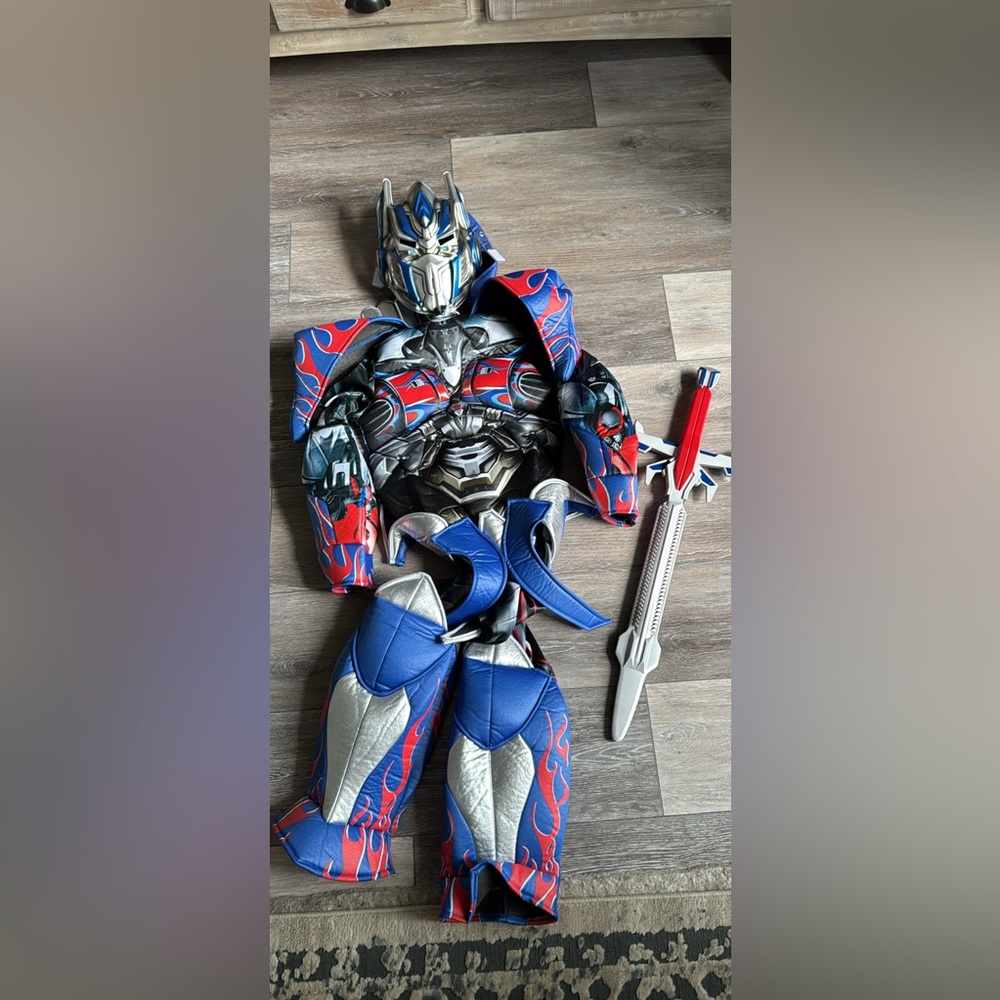Optimus prime boys costume